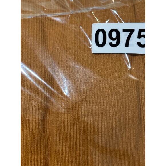 Evolverie Womens 2XL Plus open front Mustard Brown Cardigan Pockets Capsule Work - Picture 7 of 7